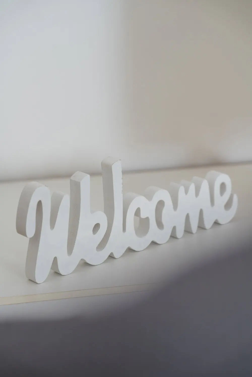 Natpis Welcome